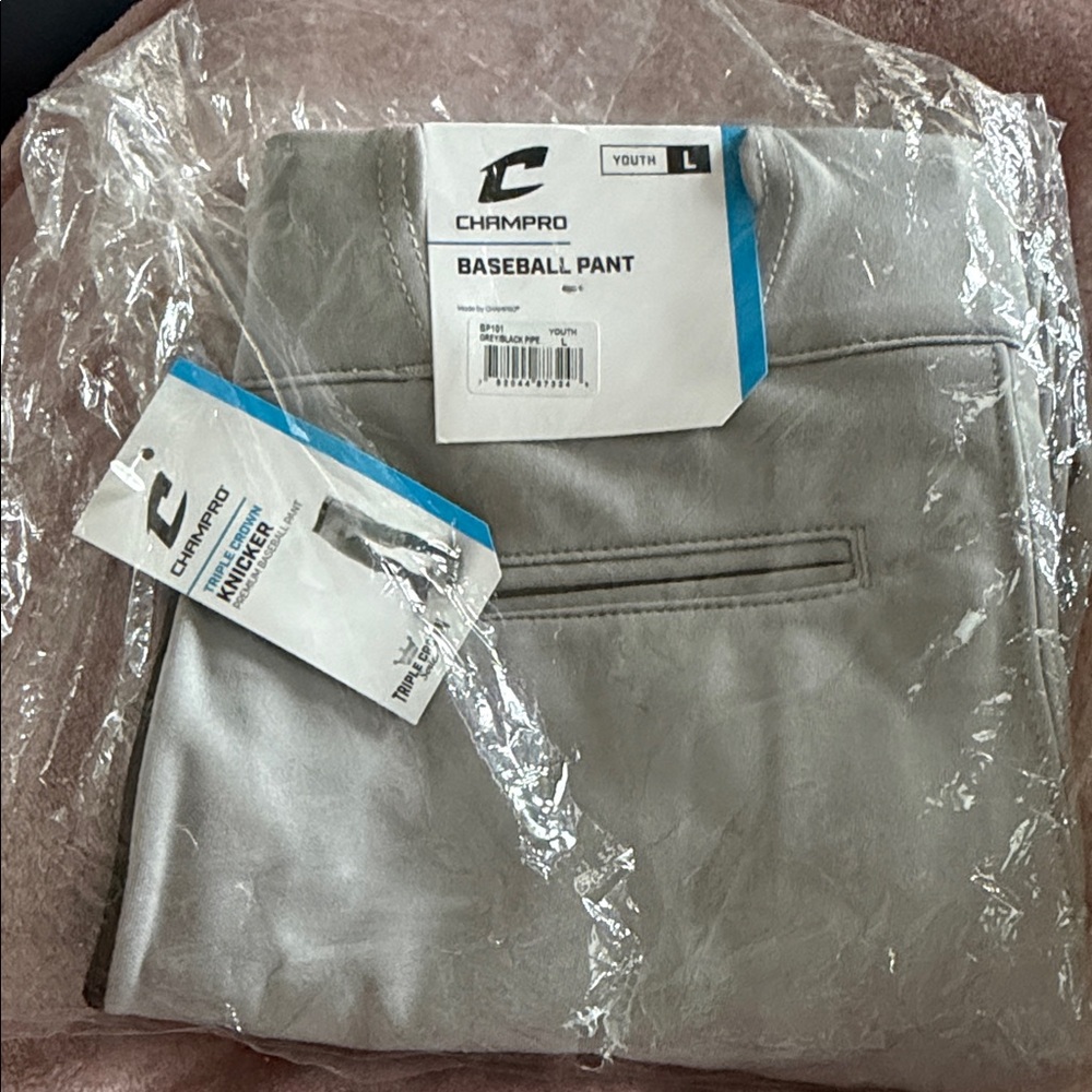 Champro Youth Gray Baseball Pants